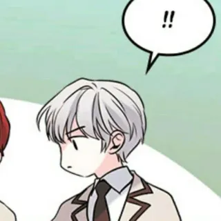 🍚 !! Manga, Anime, Ekspresi, Seruan, Balon ucapan, Pelajar telegram sticker