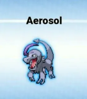 🆘 Aerosol pokemon, aerosol, monster telegram sticker