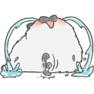 😩 huilen, verdrietig, bedroefd, tranen, cartoon, emotioneel, illustratie whatsapp sticker