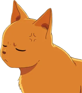 😤 Kyo Sohma Fruits Basket anime, mèo, Kyo Sohma, Fruits Basket telegram sticker