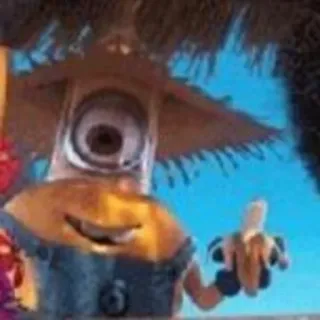 🍌 Minion Despicable Me minion, banana, cartoon, movie, animated telegram sticker