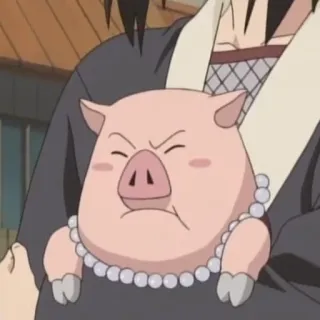 😖 豚, 動物, 漫画, 可愛い, ピンク, アニメ telegram sticker