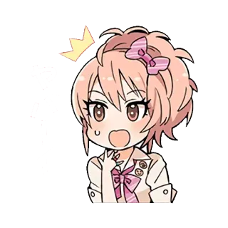 😅 キャ anime, manga, cartoon, cute, girl, kawaii, chibi, character telegram sticker