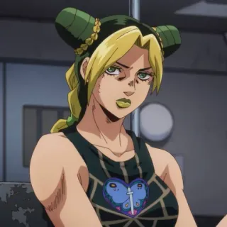 🌊 Jolyne Cujoh JoJo's Bizarre Adventure anime, jojo, jolyne, stone ocean, character, manga telegram sticker