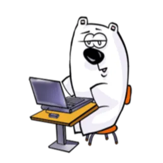 Басоу Медведь @StikerDi telegram stickers
