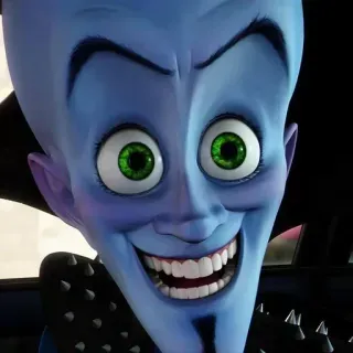 🌟 Megamind Megamind, Animation, Personnage, Méchant, Super-méchant, Mal telegram sticker