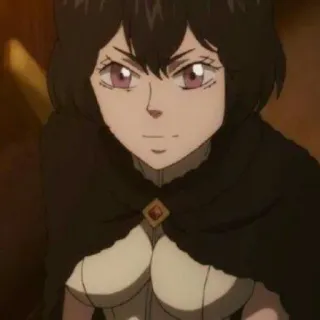 🔪 Secre Swallowtail Black Clover Anime, Black Clover, Secre Queue-d'Aronde, Personnage, Manga, Illustration whatsapp sticker