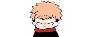 ✨ Yuji Itadori Jujutsu Kaisen Anime, Manga, Jujutsu Kaisen, Yuji Itadori, Chibi, Süß telegram sticker