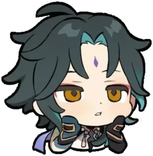 🥱 Xiao Genshin Impact genshin impact, xiao, anime, sticker, videogame, personage telegram sticker