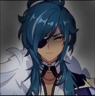 😕 Kaeya Genshin Impact anime, video game, genshin impact, kaeya, character telegram sticker
