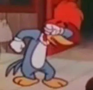 😖 Woody Woodpecker Cartoni animati, Woody Woodpecker, Classico, Animazione whatsapp sticker
