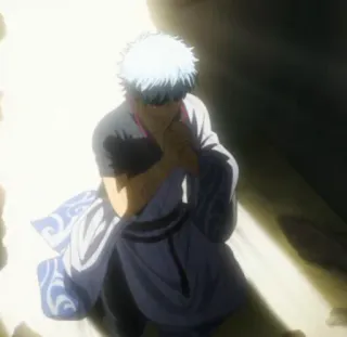 🔷 Gintoki Sakata Gintama anime, character, gintoki, gintama, sakata telegram sticker