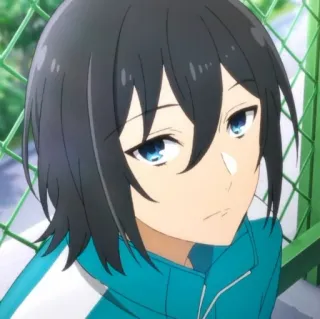 ❄️ Anime, Chico, Adolescente, Personaje, Retrato telegram sticker