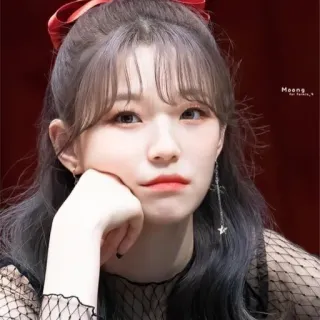 🗾 portrait, femme, coréenne, beauté, fille, visage telegram sticker