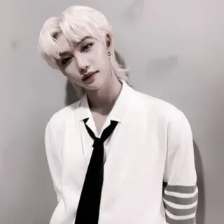 🧹 Felix kpop, cantor, retrato, celebridade, ídolo, música telegram sticker
