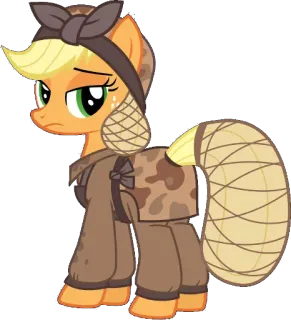 😠 Applejack My Little Pony Pony, Applejack, Dibujo animado, Animal, Lindo, Caballo telegram sticker