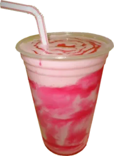 🍨 飲み物, 飲料, スムージー, ピンク, デザート telegram sticker