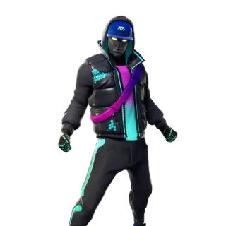 🎆 personaggio videogioco, fortnite, gamer, skin telegram sticker