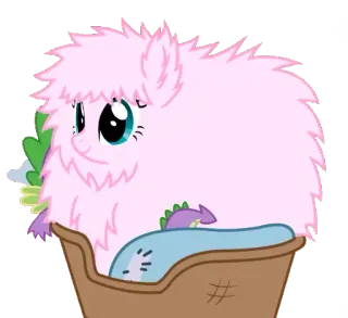 😙 Pinkie Pie My Little Pony Kreskówka, Kucyk, Różowy, Puszysty, Słodki, Łóżko, Zwierzę telegram sticker