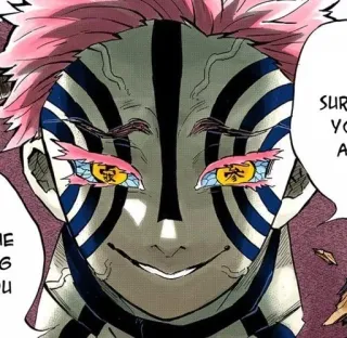 🕉 Akaza Demon Slayer Survive
You're
A Anime, Demon Slayer, Akaza, Manga, Démon whatsapp sticker