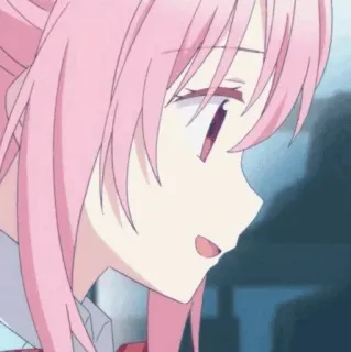 🍭 アニメ, 女の子, ピンク髪, 漫画 telegram sticker