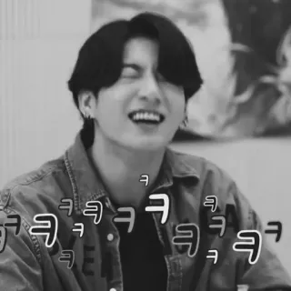 🌚 ㅋㅋㅋ rire, coréen, mème, expression, joyeux, célébrité telegram sticker