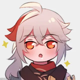 💠 Kaedehara Kazuha Genshin Impact @HAWKS anime, genshin impact, kaedehara kazuha, kazuha, video game, character, fanart telegram sticker