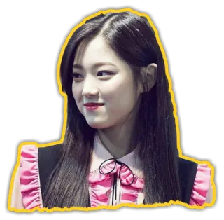 😀 mujer, chica, retrato, persona, asiática telegram sticker