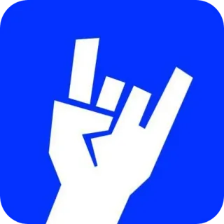 🤘 ロックオン, ハンドサイン, メロイックサイン, 音楽, シンボル, ロック telegram sticker