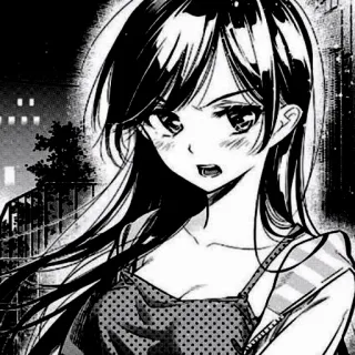 🎐 Anime Mädchen, Manga, Cartoon, Weiblich, Porträt telegram sticker