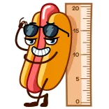 Juicy Hot Dog telegram stickers