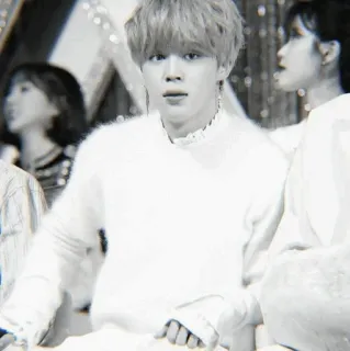 ⛓ Jimin kpop, 가수, 지민, bts, 남성, 흰색 telegram sticker