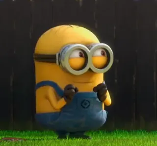 😊 Minion Despicable Me minion, cartoon, funny, character, despicable me telegram sticker