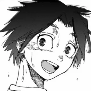 😃 Anime, Manga, Mồ hôi, Vui vẻ, Cười telegram sticker