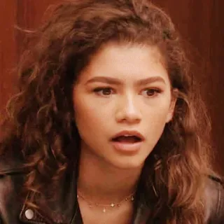 😯 Zendaya celebrità, donna, attrice, zendaya telegram sticker
