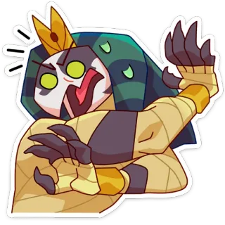 🙈 木乃伊, 古埃及, 卡通, 人物, 贴纸 whatsapp sticker