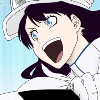 😃 Anime, Personagem, Sorriso, Feliz, Mulher telegram sticker