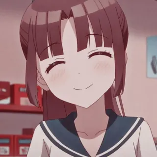 😊 Anime, Dễ thương, Cô gái, Nụ cười, Vui vẻ, Hoạt hình telegram sticker