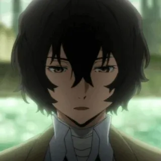 🧱 Osamu Dazai Bungo Stray Dogs Anime, Bungo Stray Dogs, Osamu Dazai, Manga, Personaggio, Arte telegram sticker