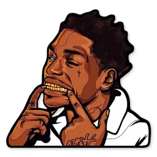 HOOD @RAPMUSICTIME telegram stickers