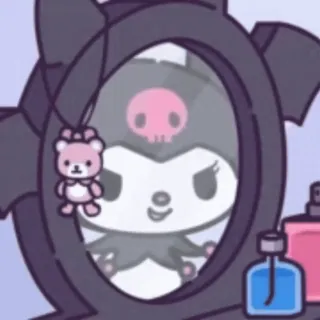 🕸 Kuromi Kuromi, Sanrio, Postać, Anime, Kreskówka telegram sticker
