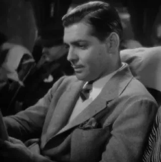 ➖ Clark Gable Gone with the Wind Clark Gable, Przeminęło z wiatrem, Film, Aktor, Klasyczny film, Stary Hollywood telegram sticker