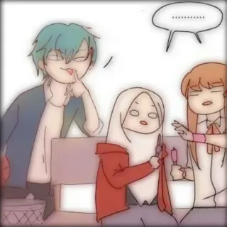 🤸‍♀ ........... Anime, Cartoon, Personage, Groep, Illustratie telegram sticker