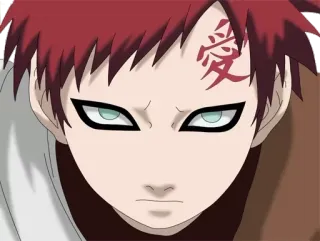 #Gaara 𝐛𝐲 -  @NARUTO_STIKERS :: @fStikBot telegram stickers