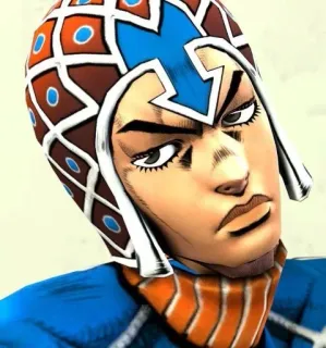 🙄 Guido Mista JoJo's Bizarre Adventure Anime, Guido Mista, JoJo's Bizarre Adventure, Personage telegram sticker