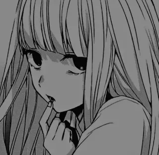🧧 动漫女孩, 漫画, 悲伤, Emo, 黑暗, 青少年, 动漫 telegram sticker