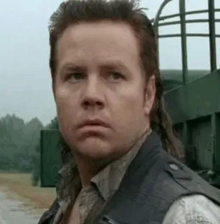 😢 Eugene Porter The Walking Dead serial tv, zombie, walking dead, postać telegram sticker