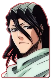 😒 Byakuya Kuchiki Bleach Anime, Bleach, Byakuya Kuchiki, Mangá, Shinigami whatsapp sticker