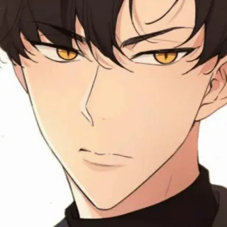 🎗 男, アニメ, 漫画, キャラクター, ポートレート, 顔, イラスト telegram sticker