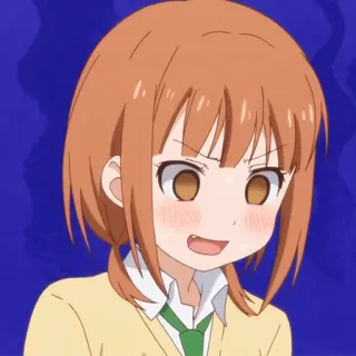 😰 anime, girl, cute, cartoon, schoolgirl telegram sticker